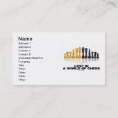 チェス失ったの世界で(反射チェスセット) 名刺 (正面)