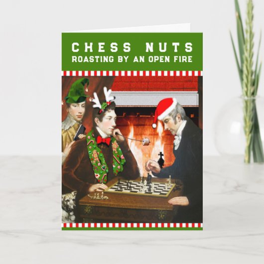 チェス好きのためのクリスマスグッズ シーズンカード (正面)