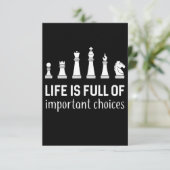 チェス好きの人生は重要な選択でいっぱい 招待状 (スタンド正面)