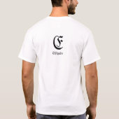チェス好きTシャツの名前 Tシャツ (裏面)
