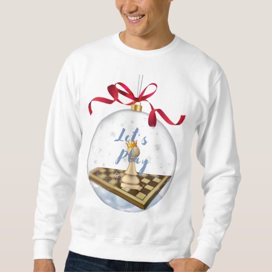 チェス好きTシャツ スウェットシャツ (正面)