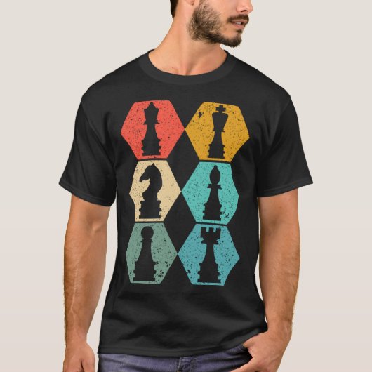 チェス姿ポーンプレーヤー Tシャツ (正面)