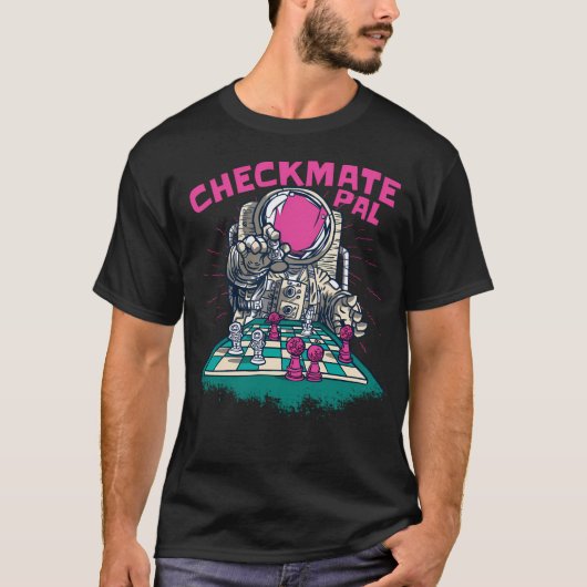 チェス宇宙飛行士 Tシャツ (正面)