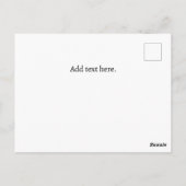 チェス引用文ヴィンテージサンセット ポストカード (裏面)