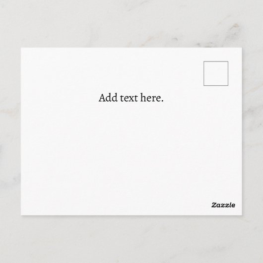 チェス引用文ヴィンテージサンセット ポストカード (裏面)