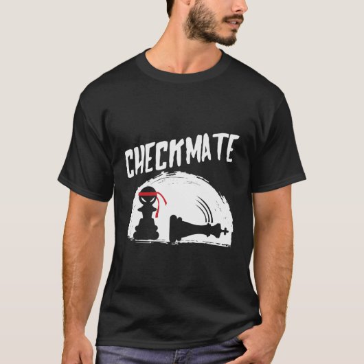 チェス忍者おもしろいチェスのマスターチェス恋人のギフトデザイン Tシャツ (正面)