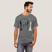 チェス愛好家のチェックメイト Tシャツ (正面フル)