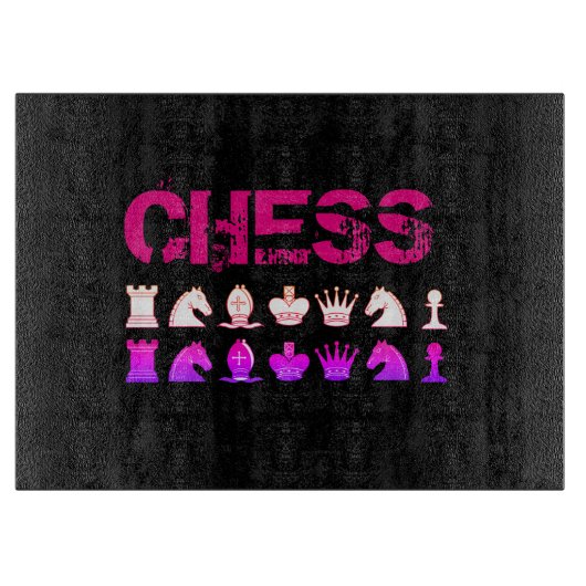 チェス枕 カッティングボード (正面)