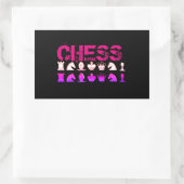 チェス枕 長方形シール (バッグ)