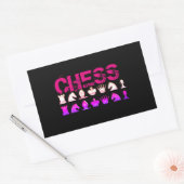 チェス枕 長方形シール (封筒)