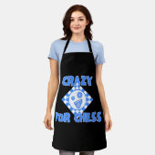 チェス熱狂する用 エプロン (着用した状態)