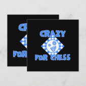 チェス熱狂する用 招待状 (正面/裏面)