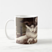 チェス猫のマグ コーヒーマグカップ (左)