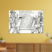 チェス盤で キャンバスプリント (インサイチュ (リビング))