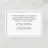 チェス盤とチェス駒のヴィンテージアート 名刺 (裏面)