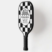 チェス盤と駒ゲーム父の日のパパギフト ピックルボールラケット (左)