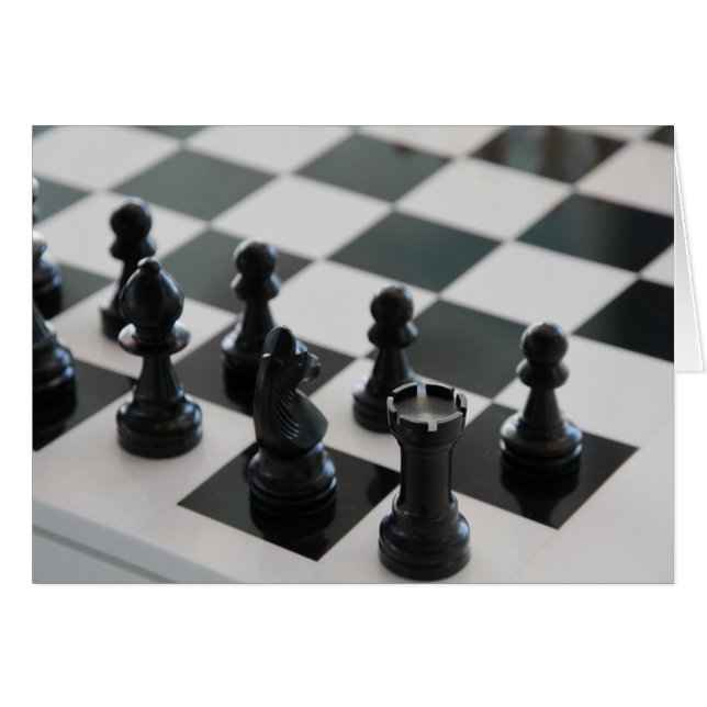 チェス盤と駒 (正面横)