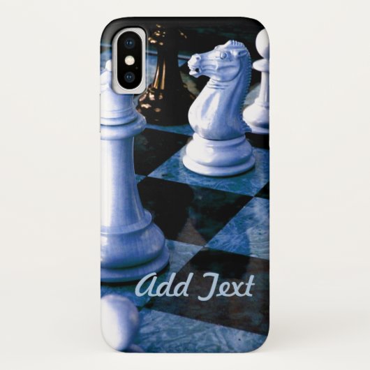 チェス盤のキングのパーソナカスタマイズライズ Case-Mate iPhoneケース (裏面)