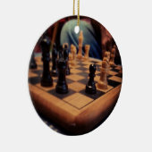 チェス盤のギフト項目 セラミックオーナメント (右)
