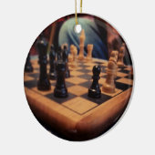 チェス盤のギフト項目 セラミックオーナメント (左)
