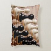 チェス盤のポーン アクセントクッション (正面(垂直))