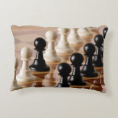 チェス盤のポーン アクセントクッション (裏面)