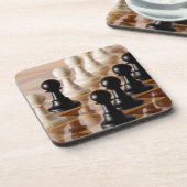 チェス盤のポーン コースター (左側)