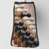 チェス盤のポーン ゴルフヘッドカバー (回転90)