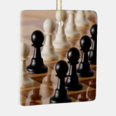 チェス盤のポーン セラミックオーナメント (右)