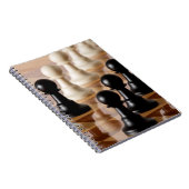 チェス盤のポーン ノートブック (右側)