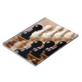 チェス盤のポーン ノートブック (左側)