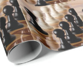 チェス盤のポーン ラッピングペーパー (ロールコーナー)
