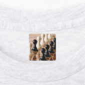 チェス盤のポーン ラベル (貼付)