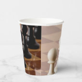 チェス盤のポーン 紙コップ (右)