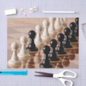 チェス盤のポーン 薄葉紙 (クラフト)