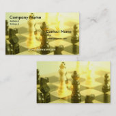 チェス盤の名刺 名刺 (正面/裏面)