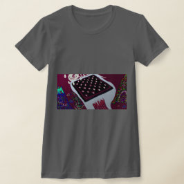 チェス盤の抽象的な風景コンセプトアート Tシャツ
