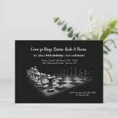 チェス盤の招待状 招待状 (スタンド正面)