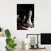 チェス盤の殺人 – プリント (ホームオフィス)