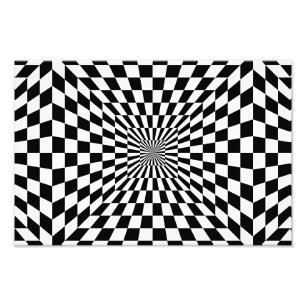 チェス盤の目の錯覚 フォトプリント
