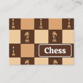 チェス盤の駒 名刺 (正面)