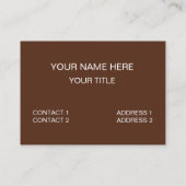 チェス盤の駒 名刺 (裏面)