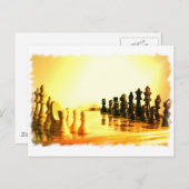 チェス盤はがき ポストカード (正面/裏面)