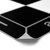 チェス盤クラシック ポスター (角)