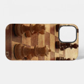 チェス盤マクロ iPhoneケース (裏面横)