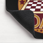 チェス盤引用文チェス考える選手のゲーム盤 マウスパッド (コーナー)