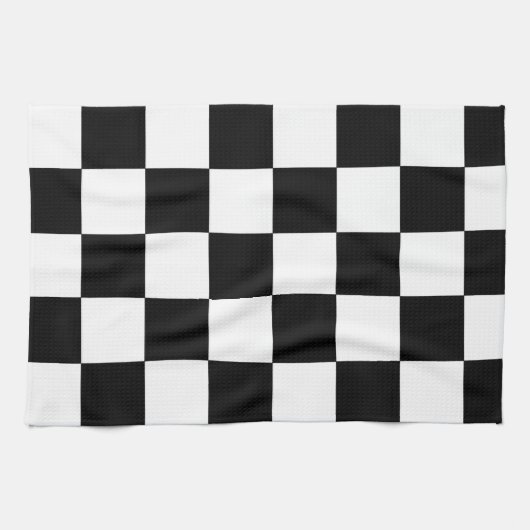 チェス盤 キッチンタオル (横)
