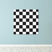 チェス盤 キャンバスプリント (インサイチュ (ウッドフロア))