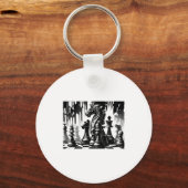 チェス盤 キーホルダー (正面)