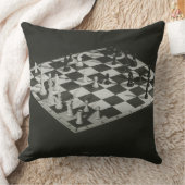 チェス盤 クッション (ブランケット)